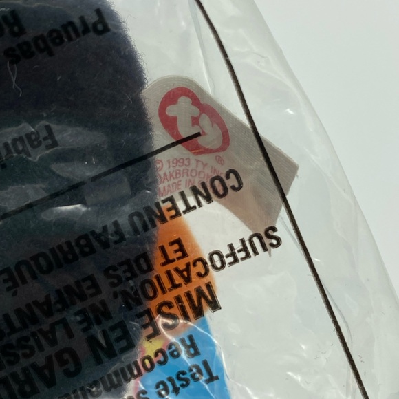 New/Sealed Vintage Ty Teenie Beanie Baby Waddle #11 McDonald’s Retired w/ Errors - Picture 6 of 8